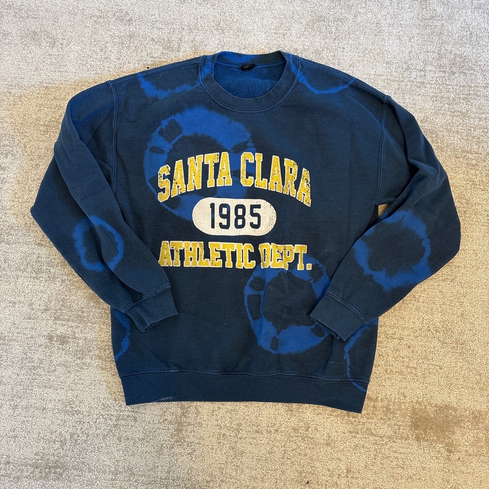 Santa Clara 1985 Athletic Dept. Blue Sweater